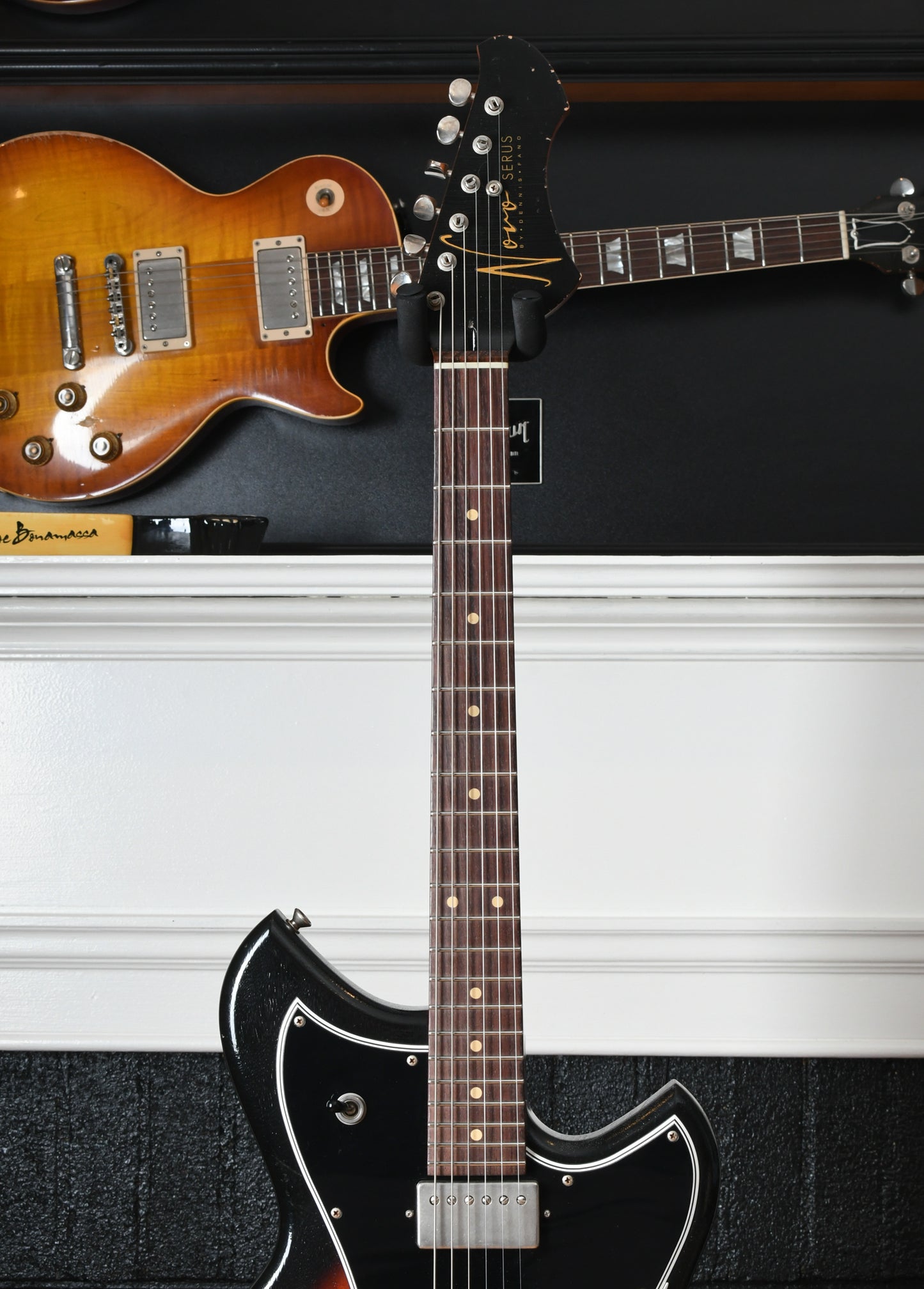 2021 Novo Guitars Serus H2 Firebird Burst