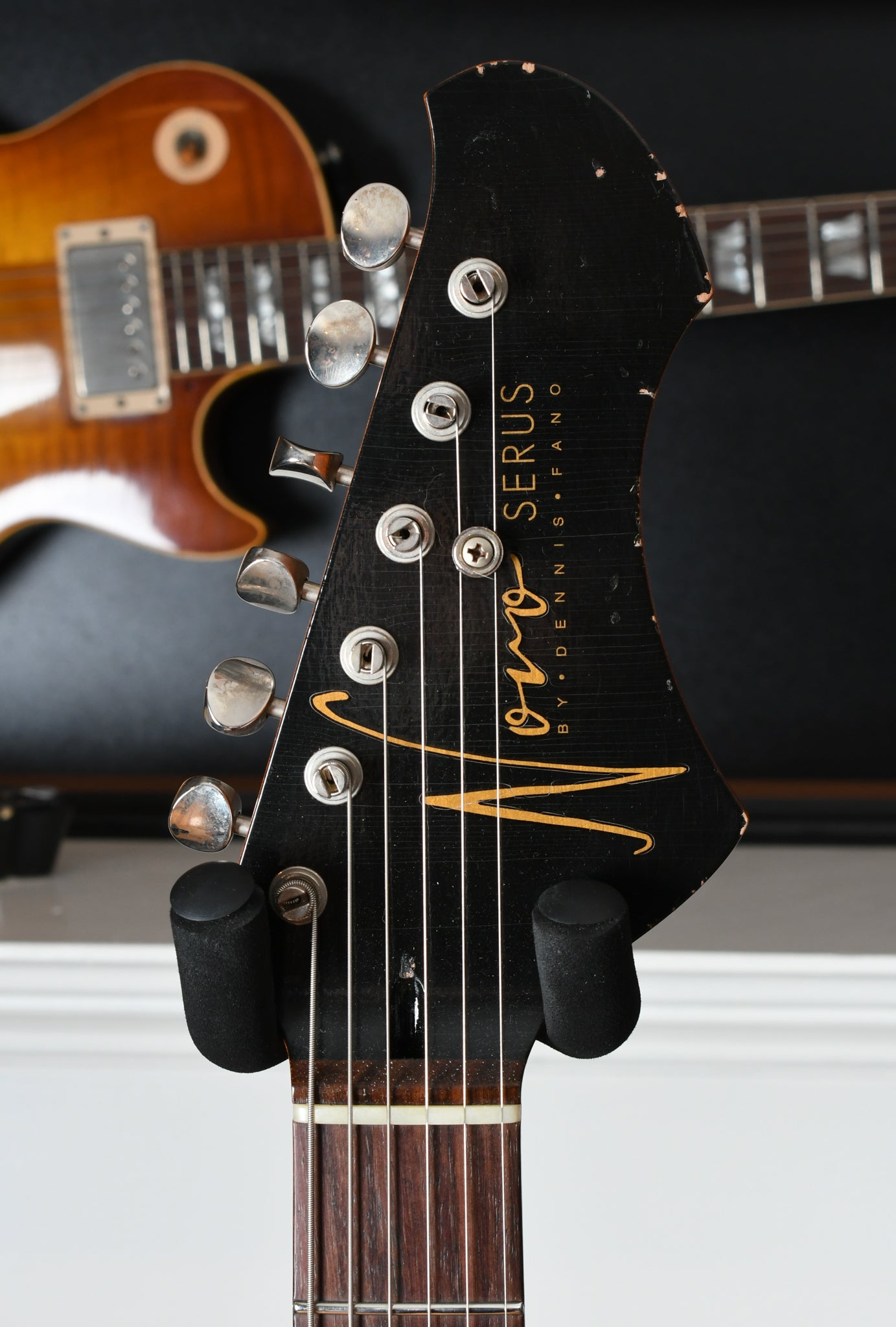 2021 Novo Guitars Serus H2 Firebird Burst