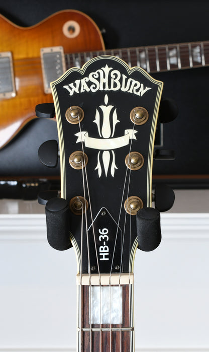 2014 Washburn HB36K VSBK Semi-hollow vintage sunburst matte finish 335