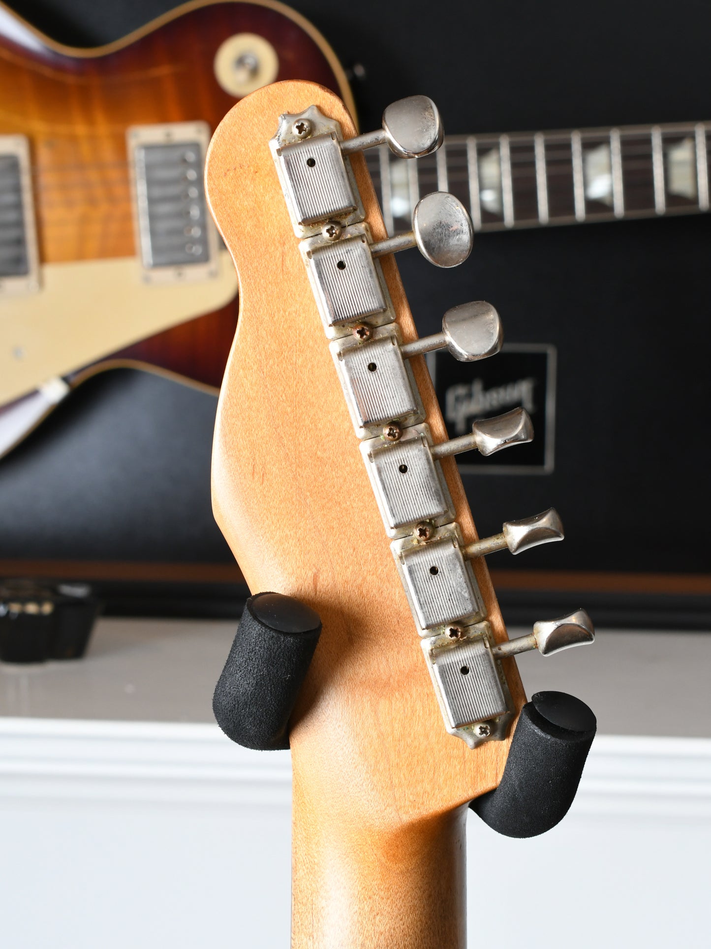 2016 Danocaster Single Cut, Aged Firemist Gold with Fred Stuart Blackguard pickups