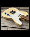 NEW Danocaster Single Cut Blonde Whiteguard, with Blackguard specs