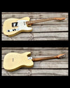 NEW Danocaster Single Cut Blonde Whiteguard, with Blackguard specs