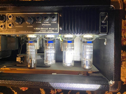 1989 Mesa/Boogie Mark III Simulcast Head/Cab Blue stripe  Black