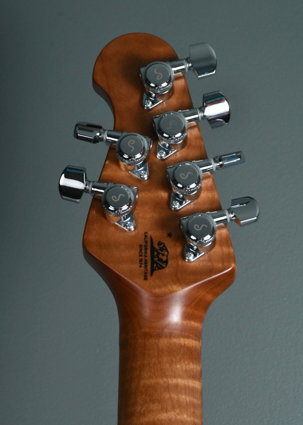 2019 Ernie Ball Music Man James Valentine Signature Guitar, Roasted Maple Neck. Natural Satin