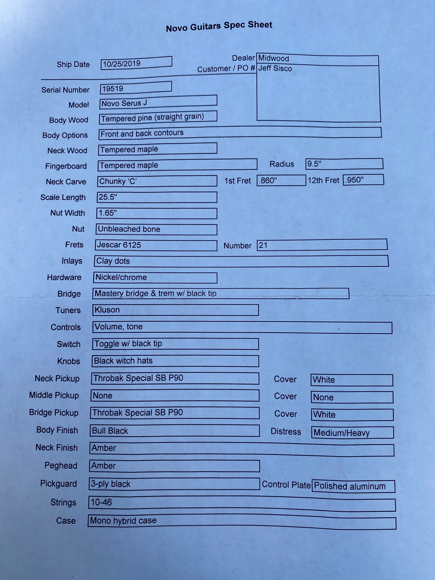 Novo Serus J Bull Black, Throbak’s