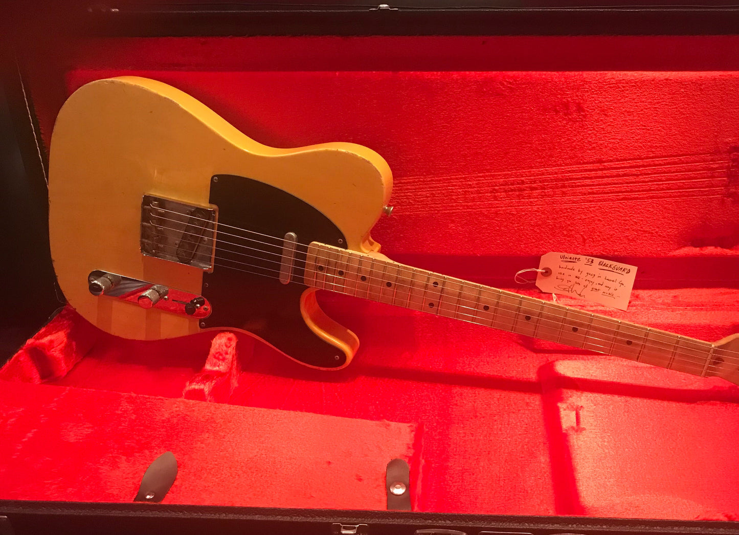 2008 GVCG '53 Blackguard Telecaster Aged Butterscotch OHSC