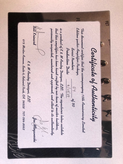 2008 Gibson '57 Les Paul Aged Bonamassa Goldtop Signed