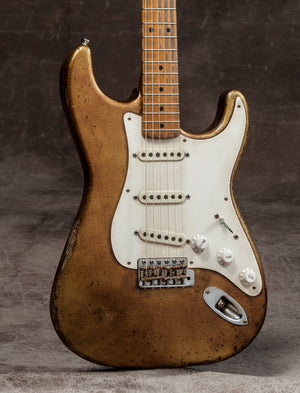 Nacho Stratocaster *Custom Color* Aged Gold - Authorized Dealer