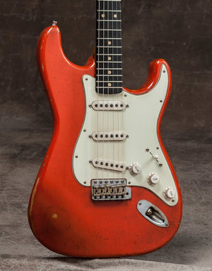 Nacho Stratocaster Slab *Custom Color* Fiesta Red - Authorized Dealer