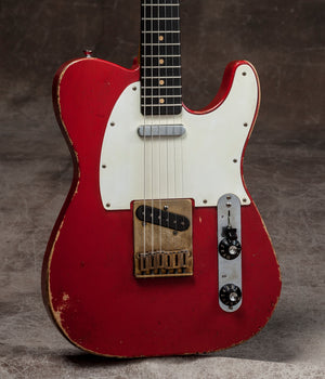 Nacho Telecaster Muddy Waters *Custom Color* Aged Manzana Red - Authorized Dealer