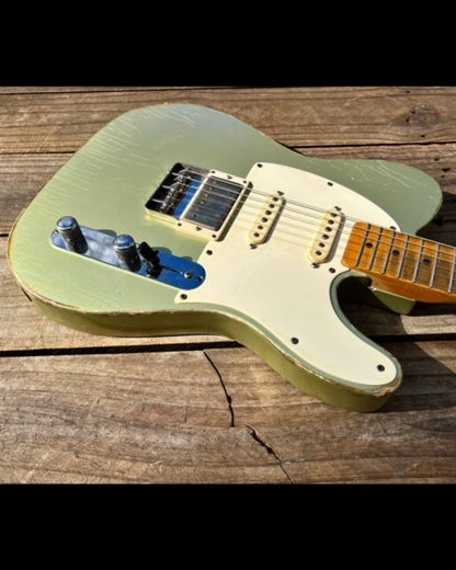 2023 Danocaster Mongrel HSS with Arcane pickups Inca Silver