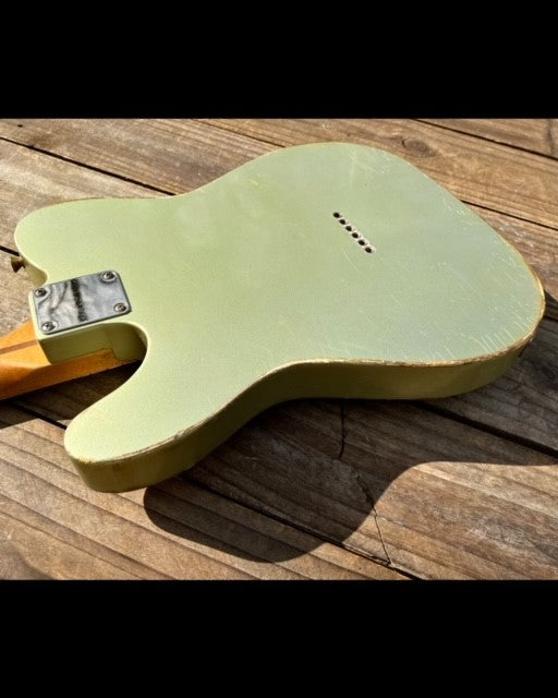 2023 Danocaster Mongrel HSS with Arcane pickups Inca Silver