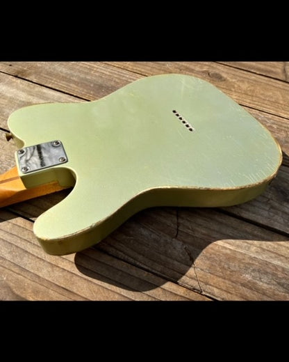 2023 Danocaster Mongrel HSS with Arcane pickups Inca Silver