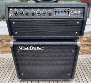 1989 Mesa/Boogie Mark III Simulcast Head/Cab Blue stripe  Black