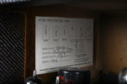 2008 Swart Atomic Space Tone combo with Atomic Boost ! Black Tweed